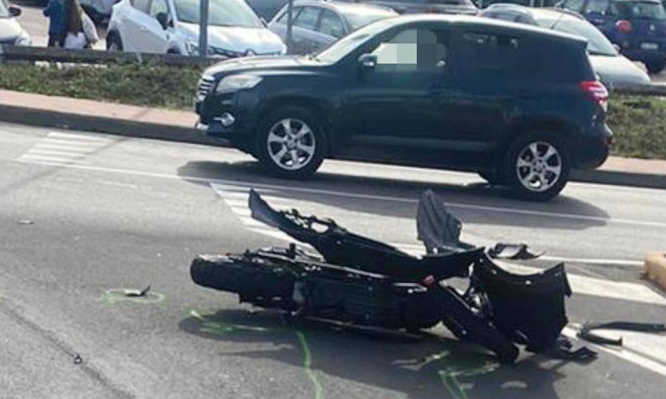 incidente sassari auto moto