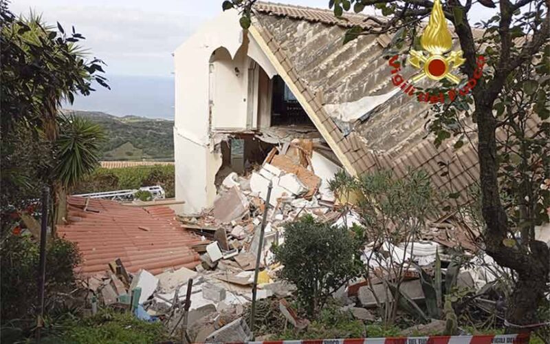 Eplosione casa Trinita dAgultu