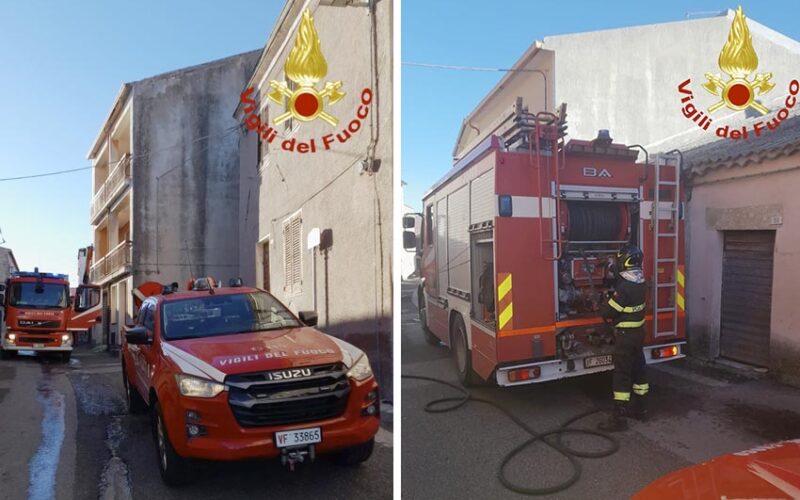 incendio appartamento Ploaghe