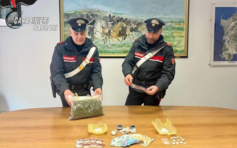 Carabinieri arresto 2 giovani Olbia droga