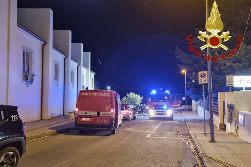 Incendio chiesa Valledoria 3