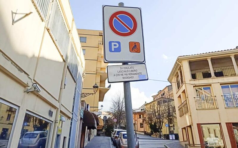 Parcheggi disabili Ozieri