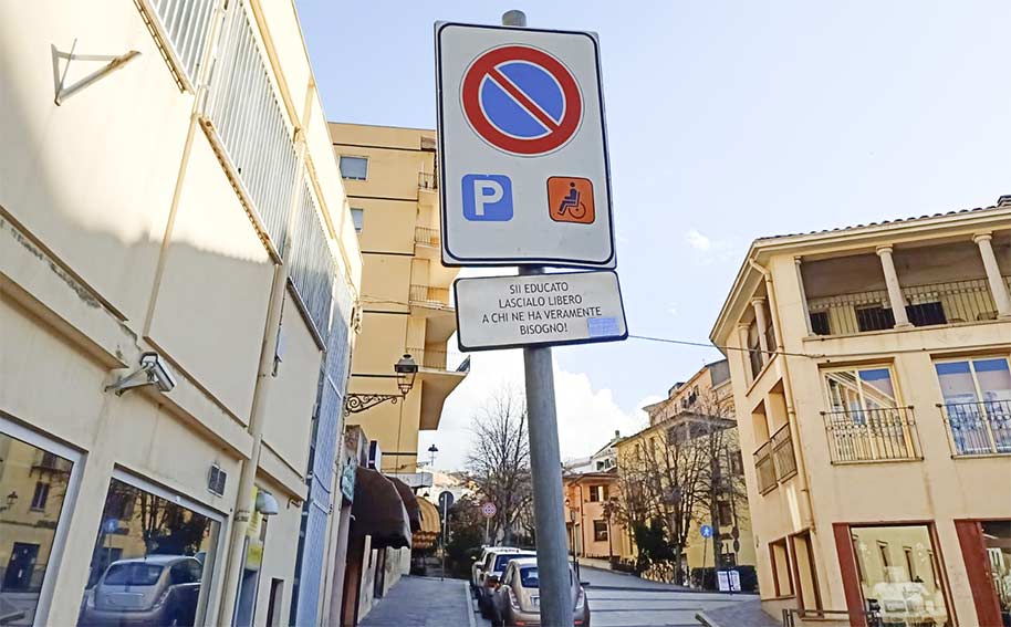 Parcheggi disabili Ozieri