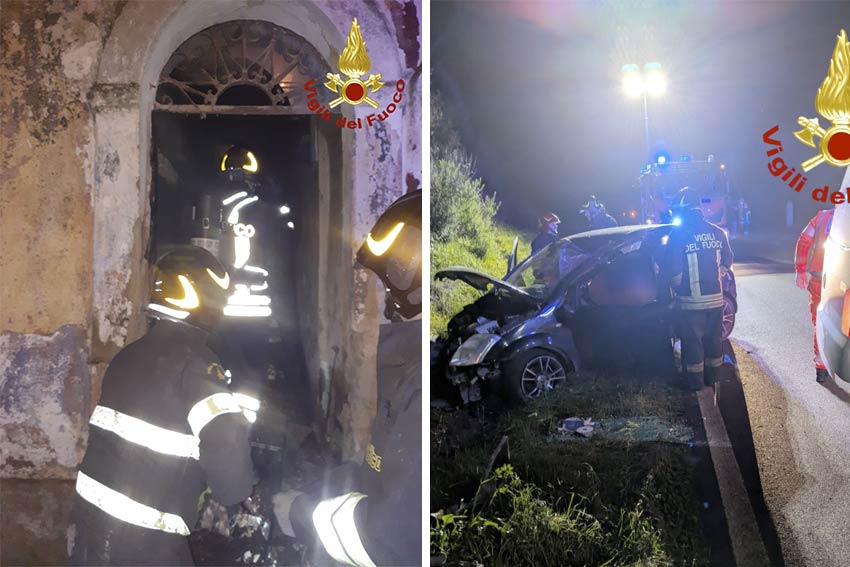 Vigili del fuoco Tempio a Luras