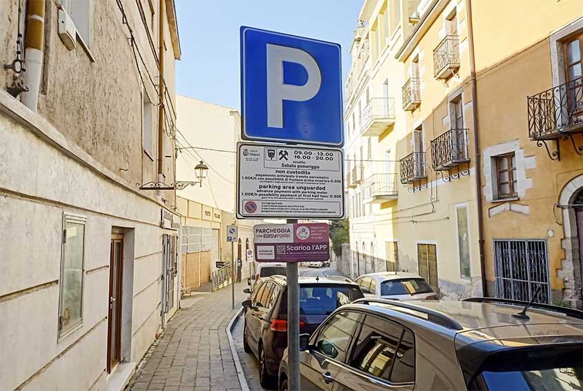 Parcheggi blu Ozieri