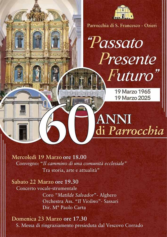 60 anni San Francesco ozieri